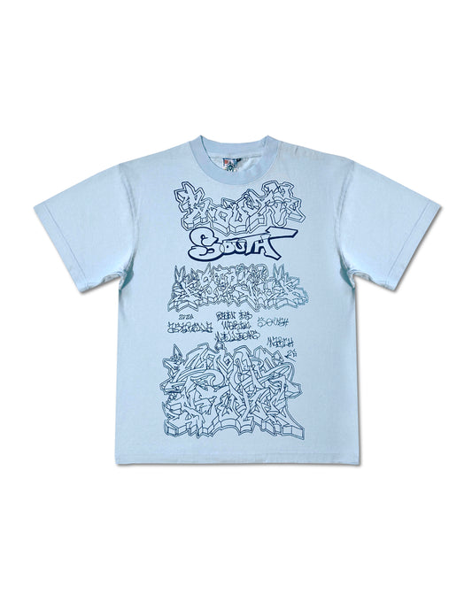 Graffiti Blu Tee